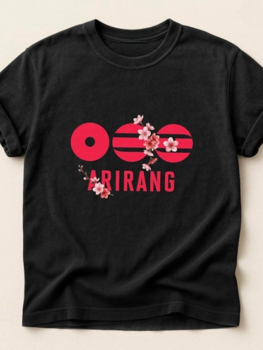 Arirang BTS logo tee, World Tour 2026, Floral Fan Shirt